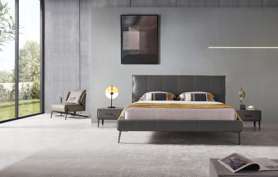 Кровать 1727 графит. Фото