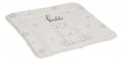 Матрас пеленальный Polini kids Бегемотик, серый фото Матрас пеленальный Polini kids Бегемотик, серый. Фото №4