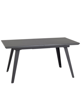 Стол обеденный Палермо раскладной 160-200*90 серый со стеклом фото Стол обеденный Палермо раскладной 160-200*90 серый со стеклом. Фото №2