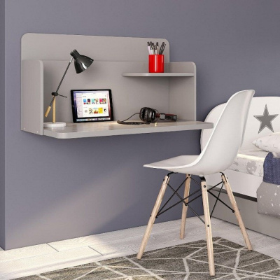 Стол навесной Polini Kids Mirum, серый фото Стол навесной Polini Kids Mirum, серый. Фото №3