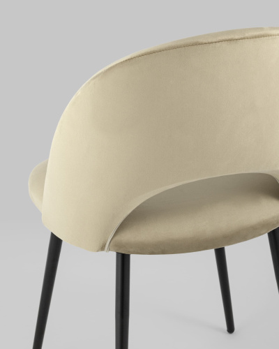 Стул Меган велюр капучино. Фото №8