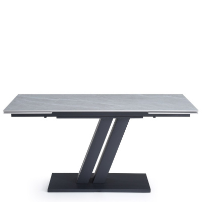 Стол DT9115CL (160-240) серая керамика/черный. Фото