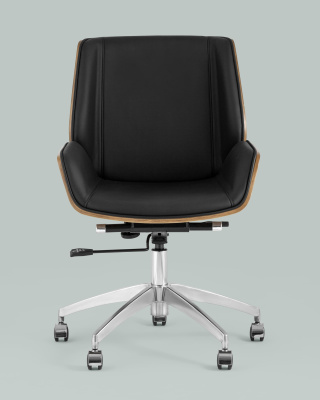 Кресло офисное TopChairs Crown черное. Фото