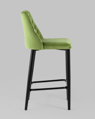 Стул полубарный Диего велюр травяной. Фото