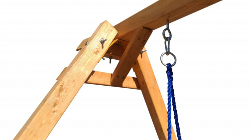 Качели детские Р911-23, коричневый. Фото №7