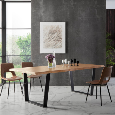 Обеденный стол DUPEN DT-100 Натурал NAYRA фото Обеденный стол DUPEN DT-100 Натурал NAYRA. Фото №3