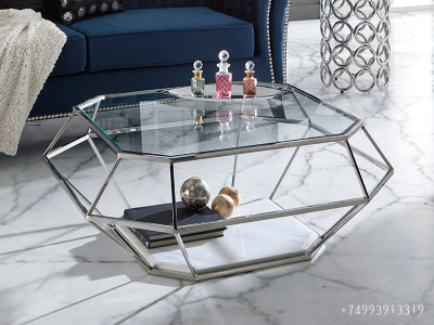 Журнальный стол DUPEN CT-235 Прозрачный. Фото