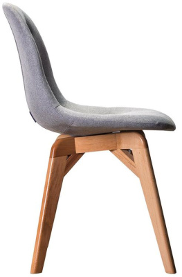 Стул Eames lite Грей/Натуральный Бук фото Стул Eames lite Грей/Натуральный Бук. Фото №5
