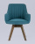 Стул вращающийся MANS бирюзовый 2 шт. фото Стул вращающийся MANS бирюзовый 2 шт.. Фото №7