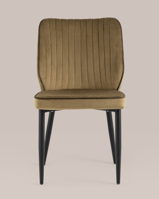 Стул Лоренс велюр карамель. Фото