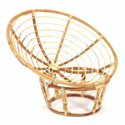 Кресло PAPASAN ECO SKIN / с подушкой / Natural (натуральный), экошерсть Коричневый, 1811-5 фото Кресло PAPASAN ECO SKIN / с подушкой / Natural (натуральный), экошерсть Коричневый, 1811-5. Фото №2