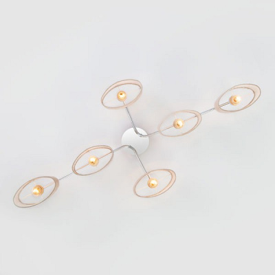 Потолочная люстра Eurosvet Elipse 60083/6 хром фото Потолочная люстра Eurosvet Elipse 60083/6 хром. Фото №2