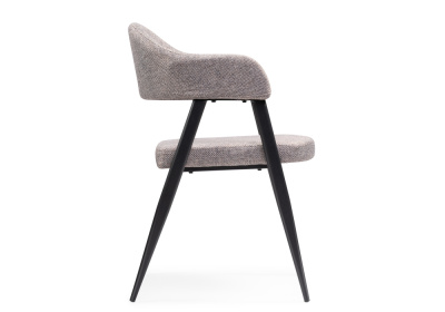 Стул на металлокаркасе Twin gray / black фото Стул на металлокаркасе Twin gray / black. Фото №3