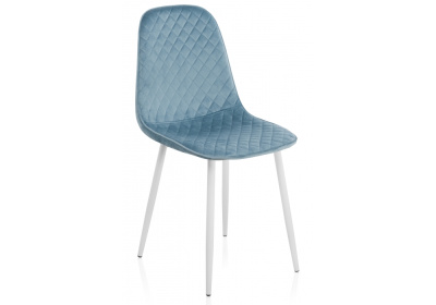 Стул Capri blue / white фото Стул Capri blue / white. Фото №2