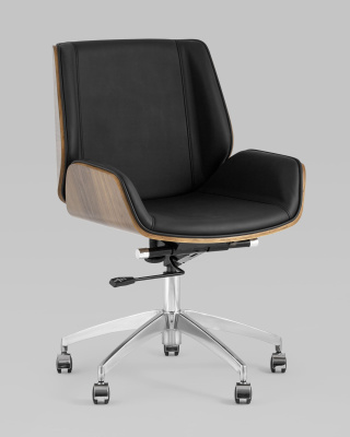 Кресло офисное TopChairs Crown черное. Фото