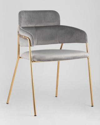 Стул Полин светло-серый фото Стул Полин светло-серый. Фото №3