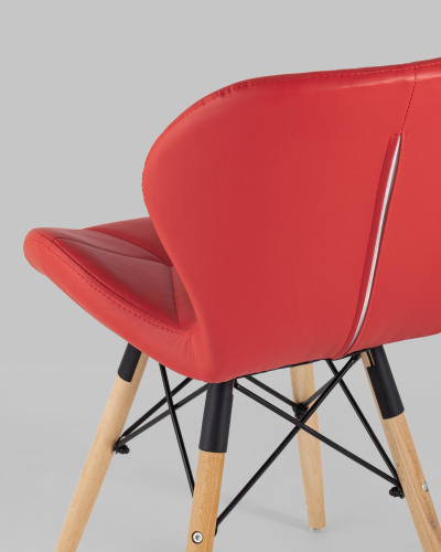 Стул Бон экокожа красный. Фото №8