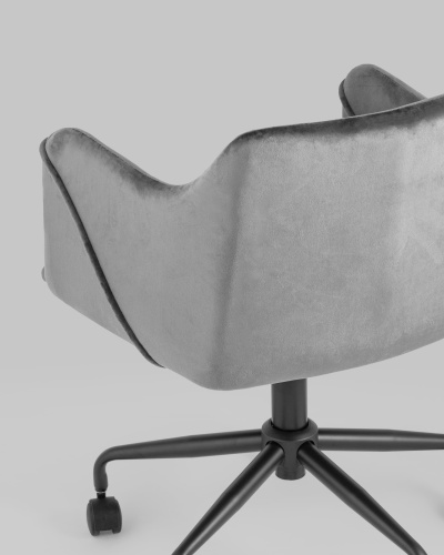 Стул офисный Jamal серый. Фото №8