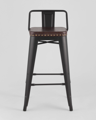 Стул полубарный TOLIX SOFT черный матовый. Фото №4