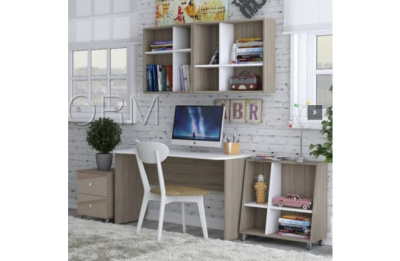 Тумба мобильная с открытыми полками Силуэт. Фото