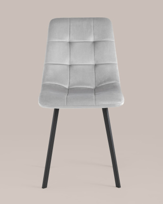 Стул Chilly велюр серебристый. Фото №5