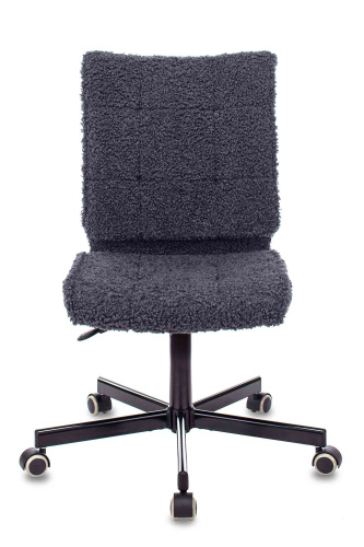 Кресло Бюрократ CH-330M синий экомех крестовина металл черный. Фото №4