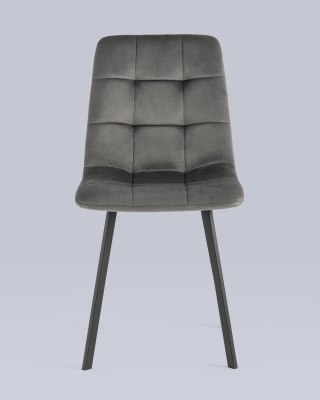 Стул Chilly велюр антрацитовый. Фото №5