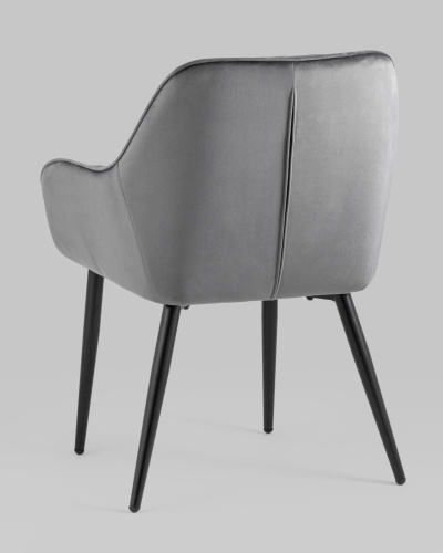 Стул Алекса велюр серый. Фото №7