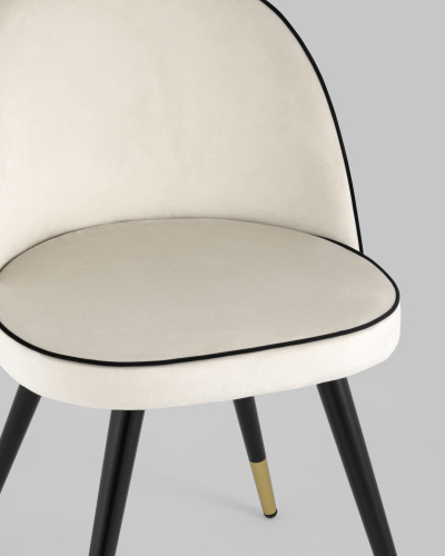 Стул Gabi LUX велюр бежевый. Фото №9