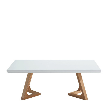 Стол журнальный J1692A Белый/Ясень. Фото