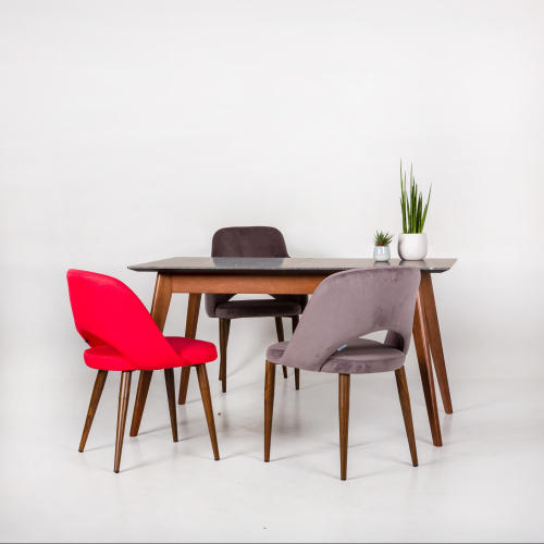 Стол Лунд раскладной 140-180 БУК-Мрамор Графит. Фото №10