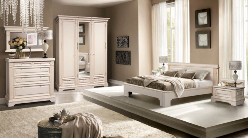 Спальня Престиж (крем с патиной). Фото №2