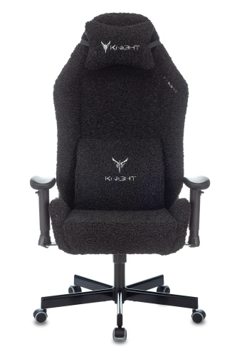 Кресло игровое Knight T1 черный экомех с подголов. крестовина металл. Фото №5