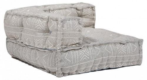 Модуль мягкий угловой  Secret De Maison SICILIA (mod. 10088) cotton Kilim, 80х80х43см, серый. Фото №1