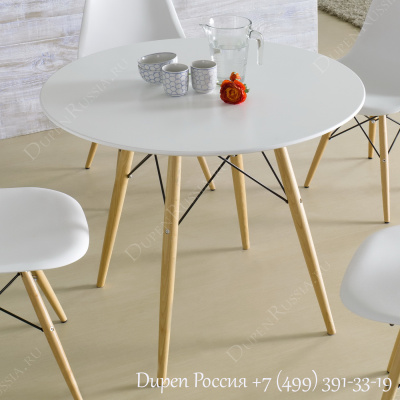 Круглый стол DUPEN RT-901 Белый. Фото