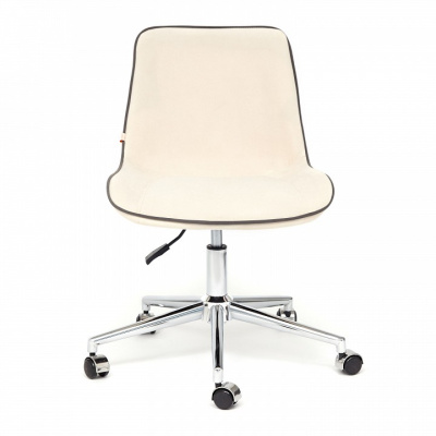 Кресло STYLE флок , молочный, 4. Фото