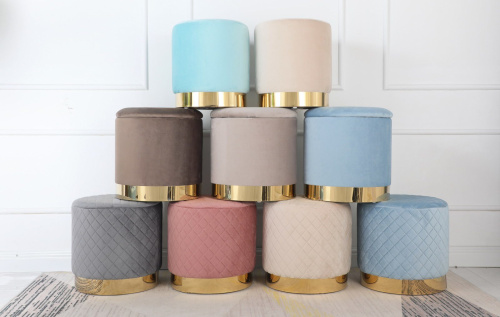 Пуф FS-006-40 коричневый. Фото №8