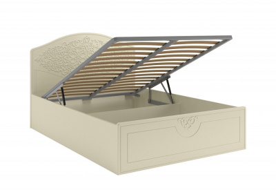 кровать 2000*1400 Ассоль АС-60 (с ламелями и п/м) ваниль. Фото