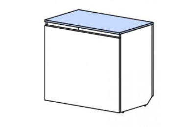 Тумба для белья для формирования углового варианта Силуэт. Фото