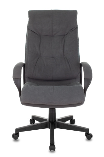 Кресло руководителя Бюрократ CH-824 Fabric серый Alfa 44 крестовина пластик. Фото №5